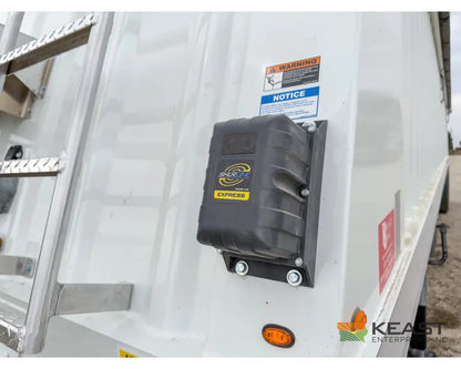 Neville 38.5’ Aluminum Hopper Bottom Grain Trailer Electric Tarp Grain Trailers