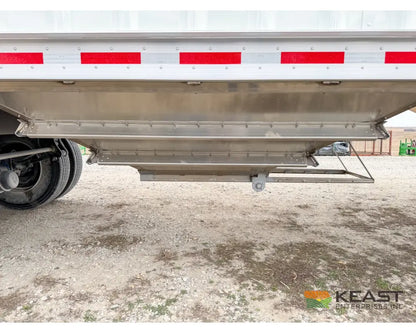 Neville 38.5’ Aluminum Hopper Bottom Grain Trailer Electric Tarp Grain Trailers