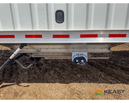 Neville 38.5’ Aluminum Hopper Bottom Grain Trailer Electric Tarp - Grain Trailers