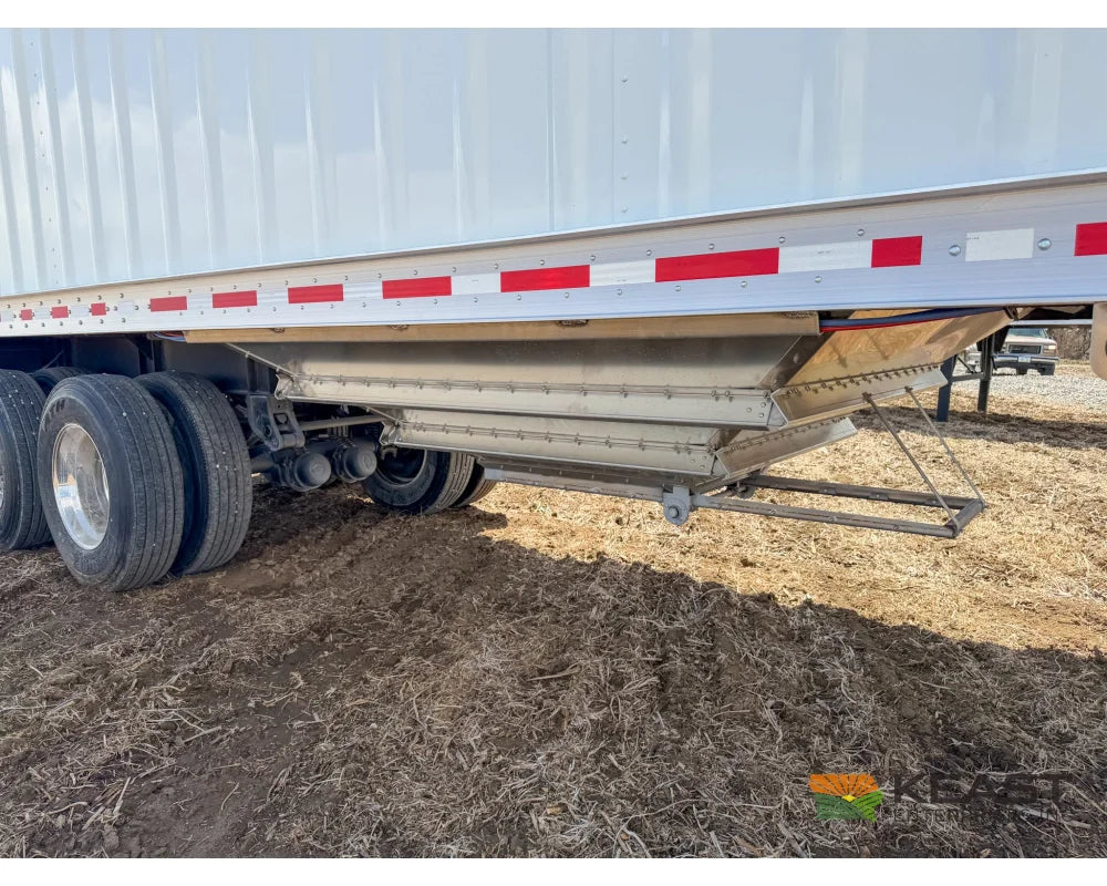 Neville 38.5’ Aluminum Hopper Bottom Grain Trailer Electric Tarp - Grain Trailers