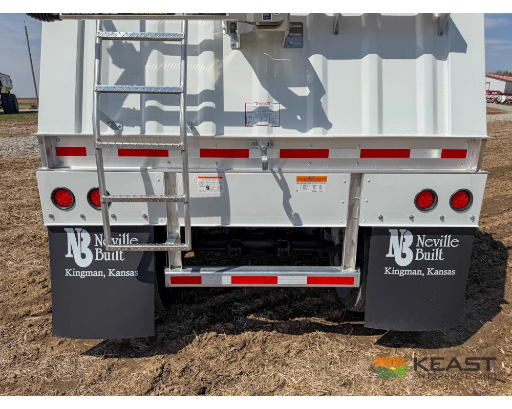 Neville 38.5’ Aluminum Hopper Bottom Grain Trailer Electric Tarp - Grain Trailers
