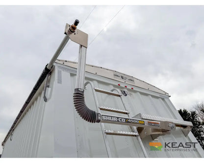 Neville 40’ Aluminum Hopper Bottom Grain Trailer Electric Tarp Grain Trailers