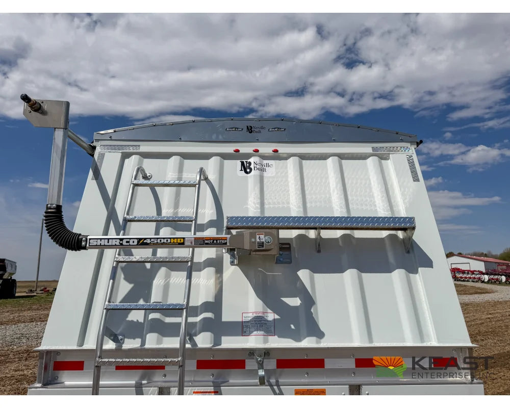 Neville 40’ Aluminum Hopper Bottom Grain Trailer Electric Tarp - Grain Trailers