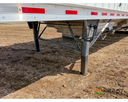 Neville 40’ Aluminum Hopper Bottom Grain Trailer Electric Tarp - Grain Trailers
