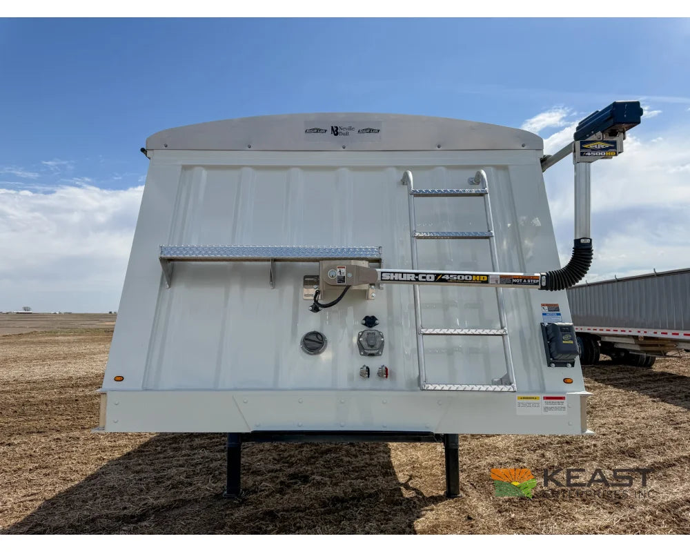 Neville 40’ Aluminum Hopper Bottom Grain Trailer Electric Tarp - Grain Trailers