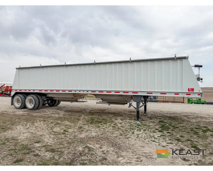 Neville 40’ Aluminum Hopper Bottom Grain Trailer Electric Tarp Grain Trailers