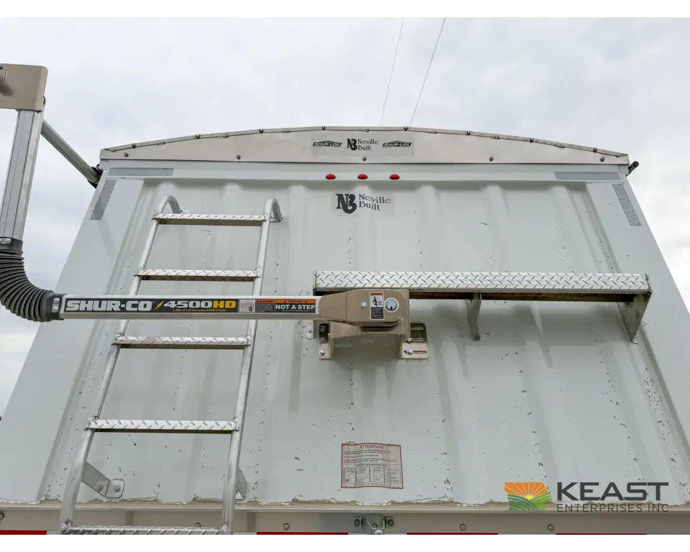 Neville 40’ Aluminum Hopper Bottom Grain Trailer Electric Tarp Grain Trailers