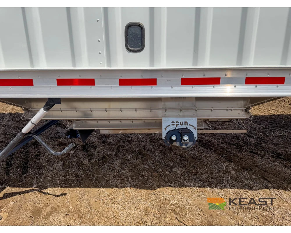 Neville 40’ Aluminum Hopper Bottom Grain Trailer Electric Tarp - Grain Trailers