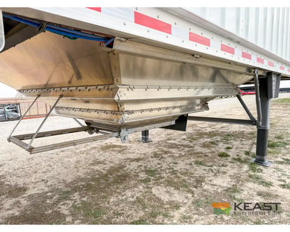 Neville 40’ Aluminum Hopper Bottom Grain Trailer Electric Tarp Grain Trailers