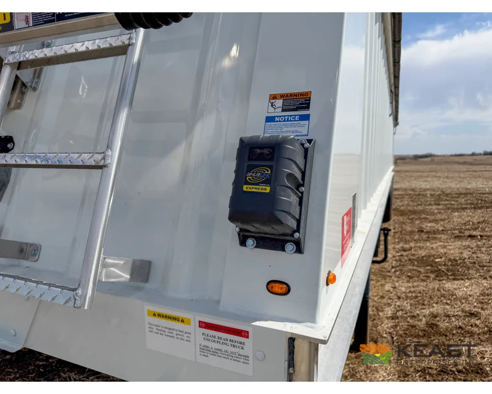 Neville 40’ Aluminum Hopper Bottom Grain Trailer Electric Tarp - Grain Trailers