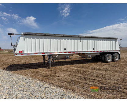 Neville 40’ Aluminum Hopper Bottom Grain Trailer Electric Tarp - Grain Trailers