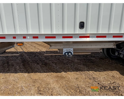 Neville 40’ Aluminum Hopper Bottom Grain Trailer Electric Tarp - Grain Trailers