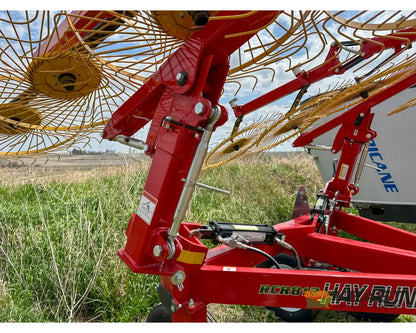 Ogden RCR8A 8 Wheel Carted Rake Walking Tandems Hydraulic Dual Kicker Wheels Hay Rakes