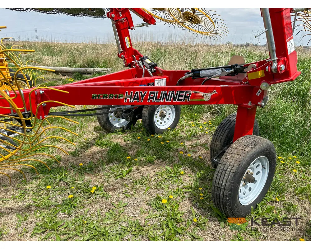 Ogden RCR8A 8 Wheel Carted Rake Walking Tandems Hydraulic Dual Kicker Wheels Hay Rakes