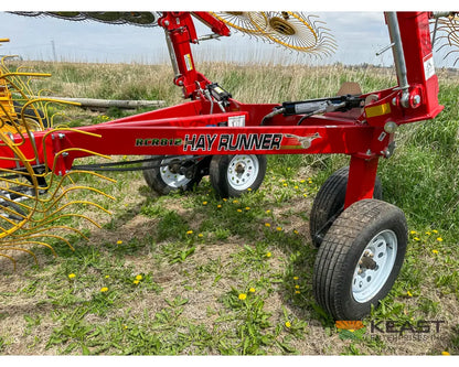 Ogden RCR8A 8 Wheel Carted Rake Walking Tandems Hydraulic Dual Kicker Wheels Hay Rakes