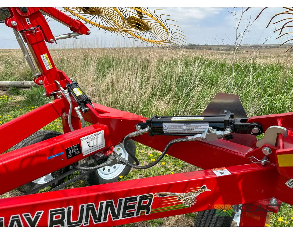 Ogden RCR8A 8 Wheel Carted Rake Walking Tandems Hydraulic Dual Kicker Wheels Hay Rakes