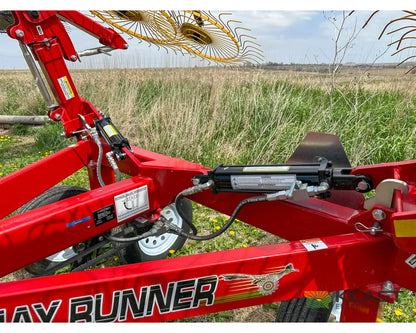 Ogden RCR8A 8 Wheel Carted Rake Walking Tandems Hydraulic Dual Kicker Wheels Hay Rakes