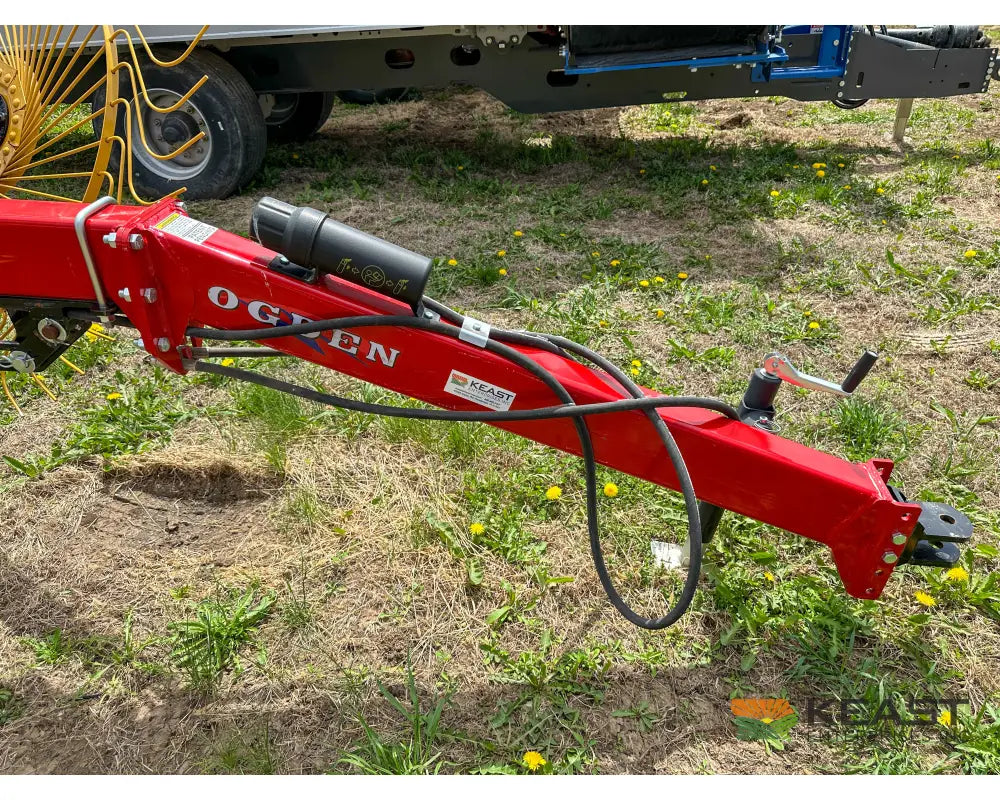 Ogden RCR8A 8 Wheel Carted Rake Walking Tandems Hydraulic Dual Kicker Wheels Hay Rakes
