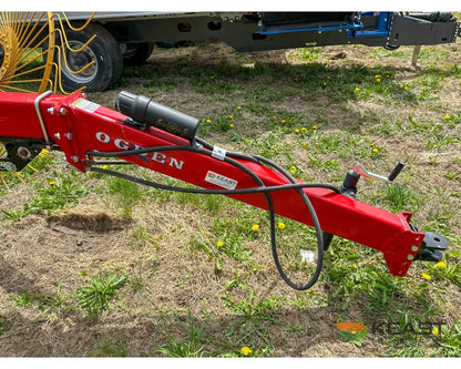 Ogden RCR8A 8 Wheel Carted Rake Walking Tandems Hydraulic Dual Kicker Wheels Hay Rakes