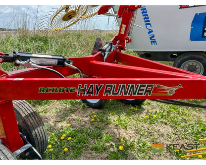 Ogden RCR8A 8 Wheel Carted Rake Walking Tandems Hydraulic Dual Kicker Wheels Hay Rakes
