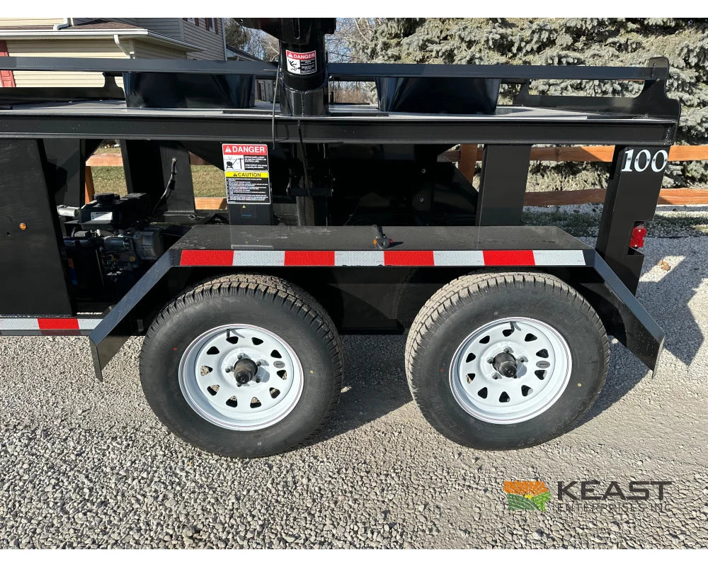Patriot 100 2-Box Seed Tender - Electric Start Honda Engine Wired Controls Poly Cup Auger Seed Tenders