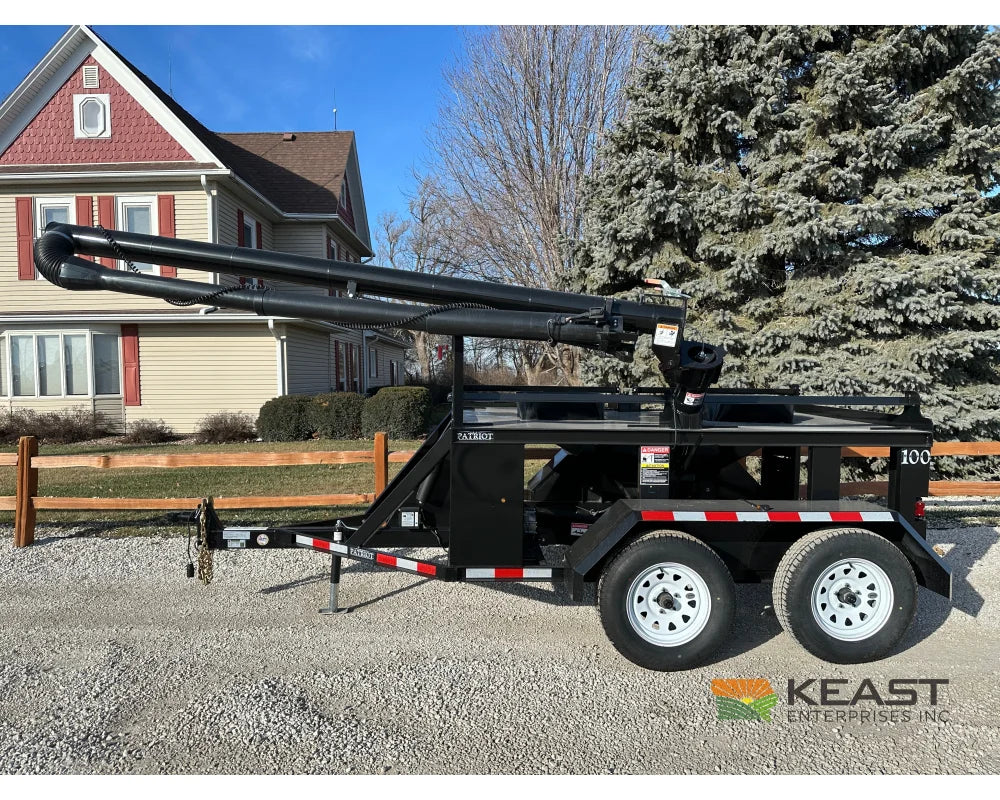Patriot 100 2-Box Seed Tender - Electric Start Honda Engine Wired Controls Poly Cup Auger Seed Tenders