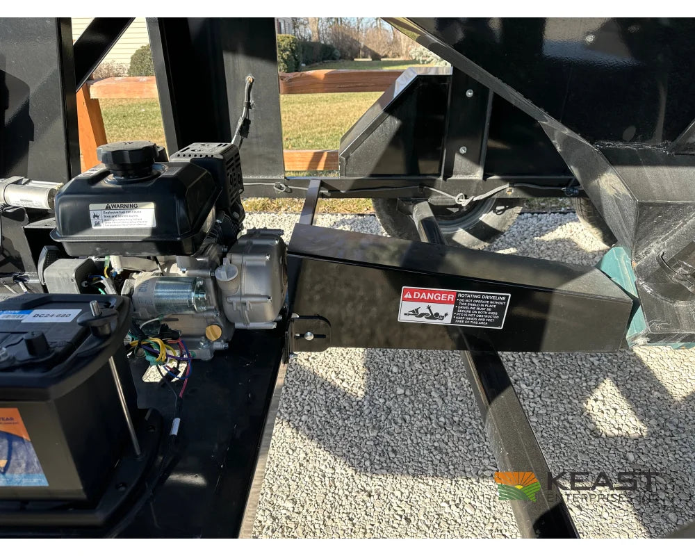 Patriot 100 2-Box Seed Tender - Electric Start Honda Engine Wired Controls Poly Cup Auger Seed Tenders