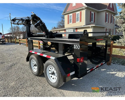 Patriot 100 2-Box Seed Tender - Electric Start Honda Engine Wired Controls Poly Cup Auger Seed Tenders