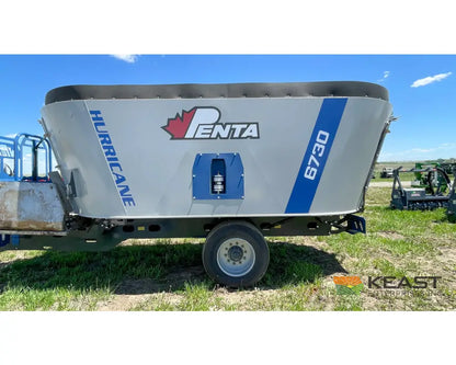 Penta 6730 Feed Wagon 640 Cu Ft Capacity 3’ Conveyor EZ2800 Scale Feed Wagons