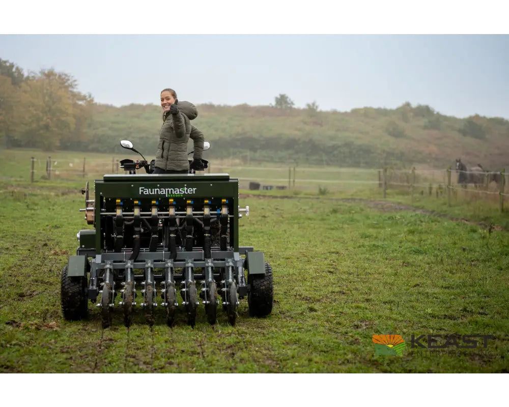 PH Outdoors FaunaMaster 105 Seeder - 41’’ Working Width 7 Rows ATV/UTV Towable Drills and Seeders