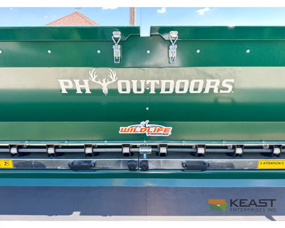 PH Outdoors G10 10’ No Till Drill 16 Rows 7.5’’ Spacing Great for Food Plots Hunting and Farms Drills and Seeders