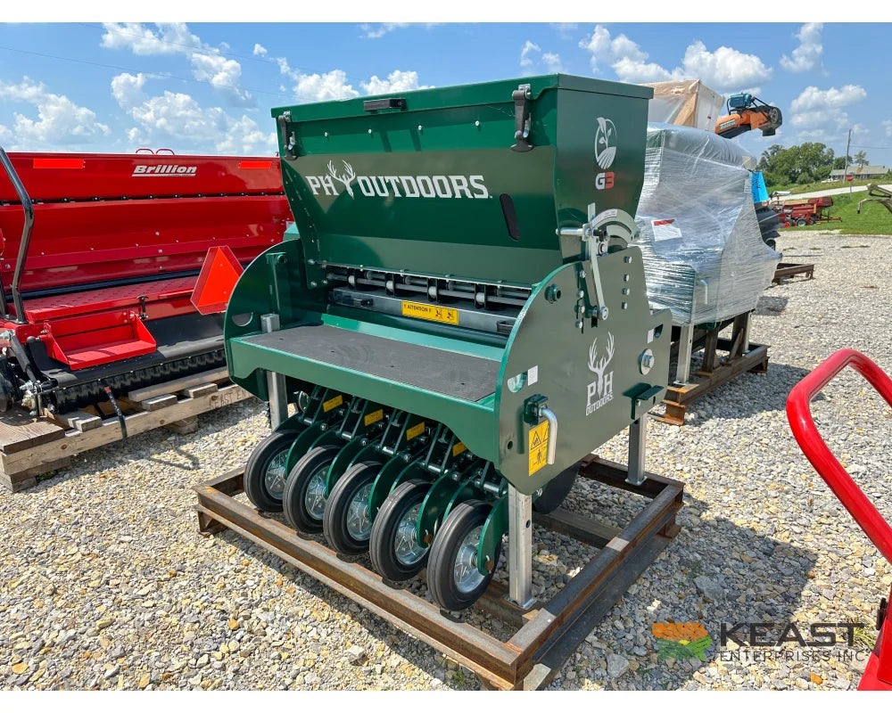 PH Outdoors G3 3’ No Till Drill - 5 Rows 7.5’’ Spacing Great for Food Plots Hunting and Farms Drills and Seeders