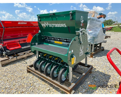 PH Outdoors G3 3’ No Till Drill - 5 Rows 7.5’’ Spacing Great for Food Plots Hunting and Farms Drills and Seeders