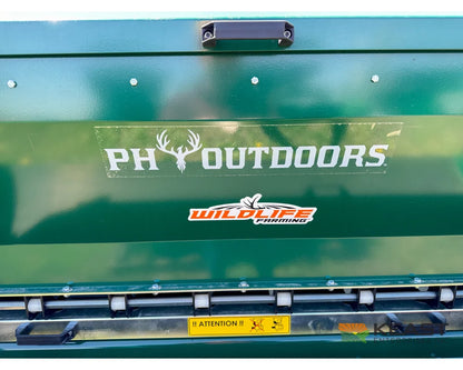 PH Outdoors G5 5’ No Till Drill - 8 Rows 7.5’’ Spacing Great for Food Plots Hunting and Farms Drills and Seeders
