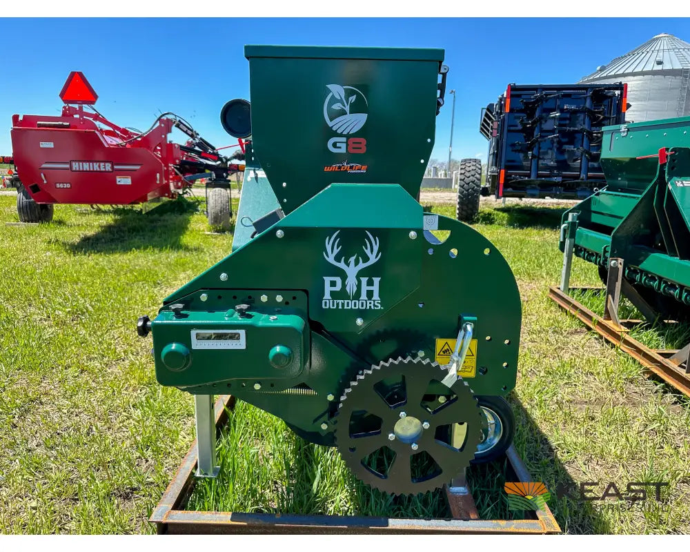 PH Outdoors G8 8’ No Till Drill - 13 Rows 7.5’’ Spacing Great for Food Plots Hunting and Farms Drills and Seeders
