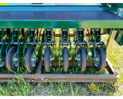 PH Outdoors G8 8’ No Till Drill - 13 Rows 7.5’’ Spacing Great for Food Plots Hunting and Farms Drills and Seeders