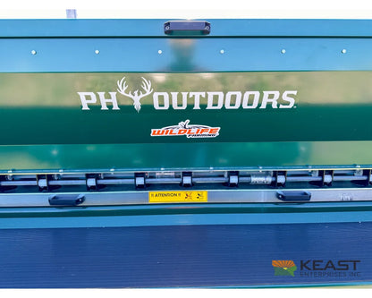 PH Outdoors G8 8’ No Till Drill - 13 Rows 7.5’’ Spacing Great for Food Plots Hunting and Farms Drills and Seeders
