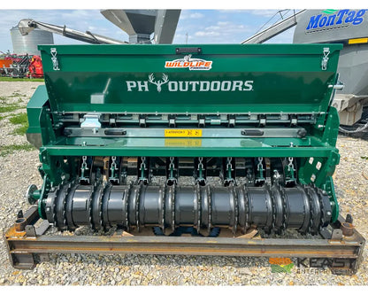 PH Outdoors M5 5’ No Till Drill - 8 Rows 7.5’’ Spacing Great for Food Plots Hunting and Farms Drills and Seeders