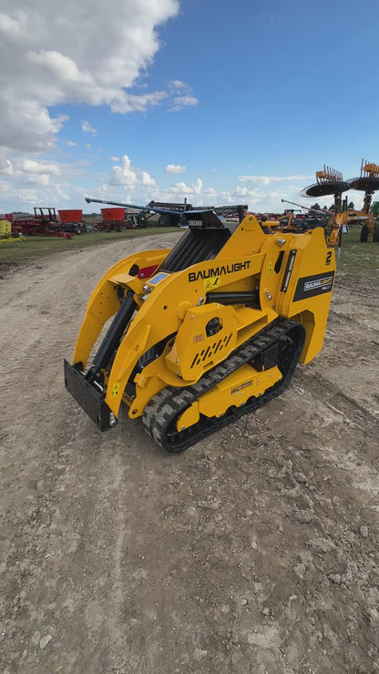 Baumalight TRL630Y Tracked Mini Skid Steer, 2-Speed Hydrostat, 23 hp Diesel