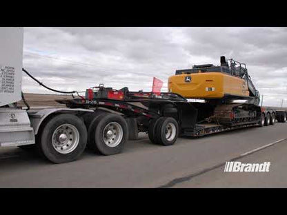 Brandt C550 55 Ton On-Highway RGN Trailer, 26' 10" Deck Well, 18" Deck Height
