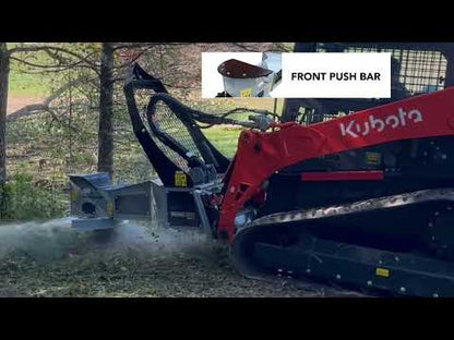 Baumalight DSA530 Tree Saw, Skid Steer Mount, 30″ Blade, 180° Hydraulic Rotation