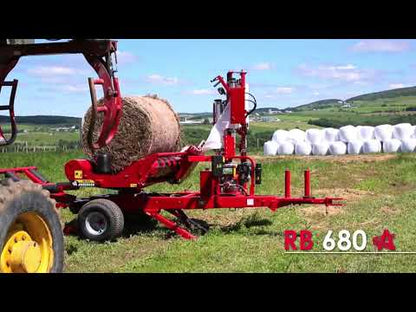 Anderson 680HS Single Bale Wrapper, Up to 75 Bales Per Hour
