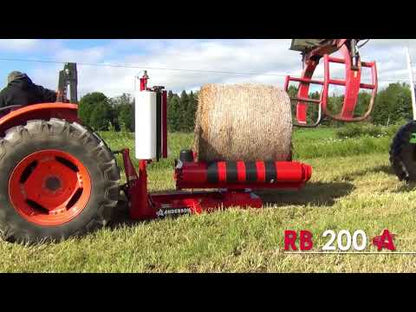Anderson RB200 Single Bale Wrapper – 3-Point Hitch, Wraps Up to 5'6" Bales