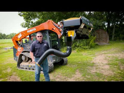 Danuser Mega Mixer Mixing Bucket - 3/4 Yard Capacity, 8" Auger, Skid Steer Mount, S75