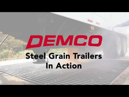 Demco 36' Hopper Bottom Grain Trailer - 1,020 Bushel Heaped Capacity, Roll Tarp