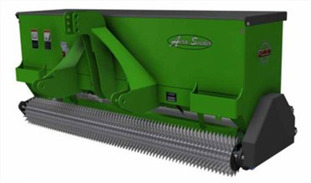 REIST AeraSeeder three-point seeder with front cone roller — representative family photo