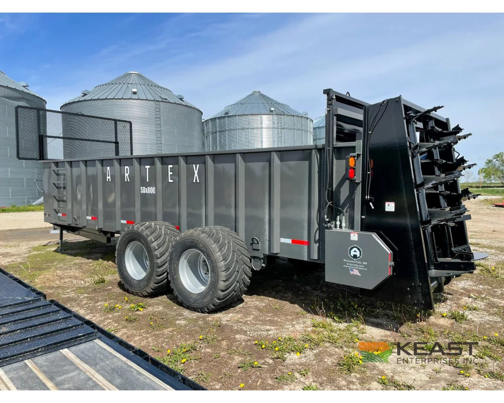 Artex SBX800 Manure Spreader – 858 Cu Ft Capacity Vertical Beaters Manure Spreaders