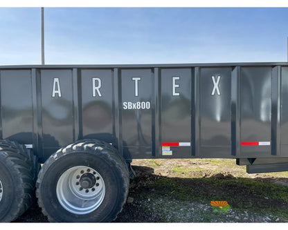 Artex SBX800 Manure Spreader – 858 Cu Ft Capacity Vertical Beaters Manure Spreaders