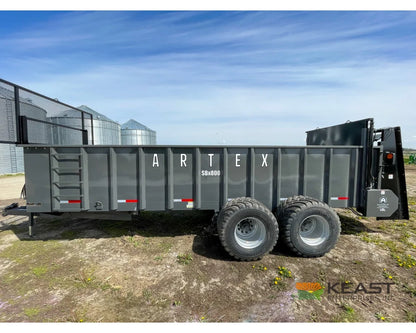 Artex SBX800 Manure Spreader – 858 Cu Ft Capacity Vertical Beaters Manure Spreaders