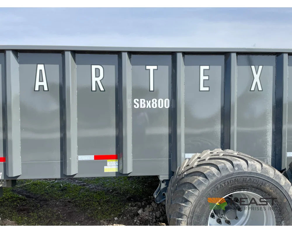 Artex SBX800 Manure Spreader – 858 Cu Ft Capacity Vertical Beaters Manure Spreaders